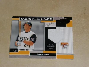 2002 Leaf Certified Fabric of the Game Jersey Brian Giles SAMPLE 1/1 - Picture 1 of 1