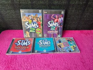 PC The Sims 2 Night Life, Hot Date, Unleashed, Livin Large Lot 5 PC Video Games - Picture 1 of 8