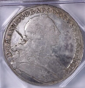 1755 Deutsche Staaten Bayern Taler 28g Silber - ICG ss25 Details - Bild 1 von 3