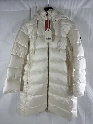 MILESTONE Steppmantel MSMilva mit abnehmbarer Kapuze Fellbesatz Farbe Creme - Bild 1 von 4