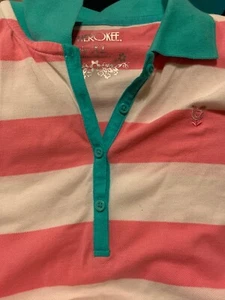 Target Cherokee Girl’s XL 14/16 Swim. Colorful Striped Coverup - Picture 1 of 4