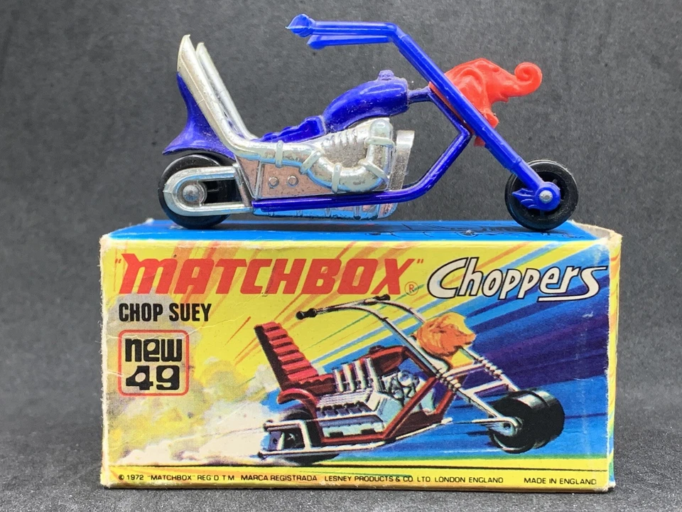 Matchbox Superfast MB49-B: Chop Suey (Blue) with Type I Box - Image 1 of 4
