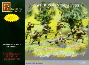 Infantería rusa Pegaso 1/72 7498 Segunda Guerra Mundial (40 figuras, 30 poses) - Imagen 1 de 9