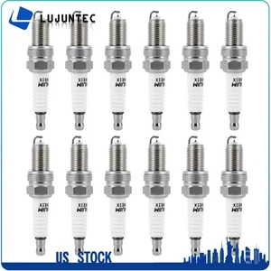 Iridium&Platinum Spark Plugs For Ferrari GT M550 Maranello 5.5L V1212Pcs - Picture 1 of 8