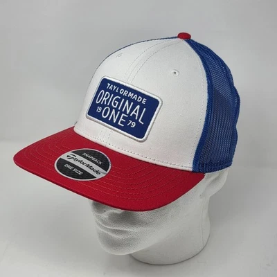 Gorra TaylorMade Lifestyle Original One Trucker roja/blanca/azul ajustable Foto 1 de 4