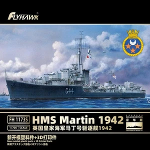 FLYHAWK FH1173S 1/700 HMS Martin 1942 Destroyer Deluxe Edition w/3D Printed Part - Picture 1 of 3
