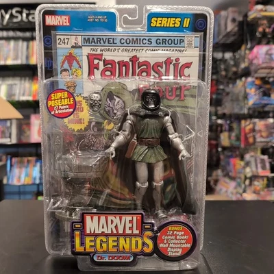 2002 TOY BIZ MARVEL LEGENDS SERIES 2 DR DOOM DOOMBOT VARIANT com HQs - Imagem 1 de 4