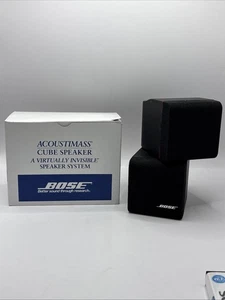 Altavoz Bose Redline Doble Cubo NEGRO Probado Funcionamiento Acoustimass Estilo de Vida - Imagen 1 de 7