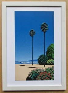 Hiroshi Nagai "Landschaft 3-27" Druck, Kunstbuch, A4, neuer Rahmen, mit Ständer - Bild 1 von 1