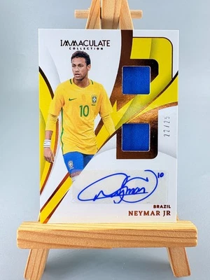 2024-25 Immaculate Brazil Neymar JR Dual Patch Auto 22/25 - Bild 1 von 2