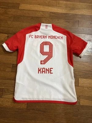 FC Bayern Munich 23/24 Home Jersey #9 Harry Kane Size M Youth, (some flaws)  - Image 1 of 4