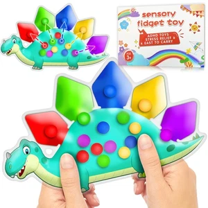 Dinosaur Color Sorting Sensory Toy Christmas Stocking Stuffers for Toddler Ac... - Picture 1 of 6