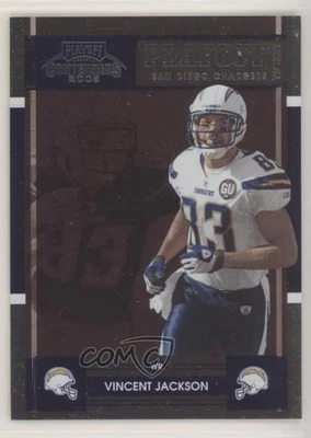 2008 Playoff Contenders Playoff Ticket /99 Vincent Jackson #81 - Image 1 of 2