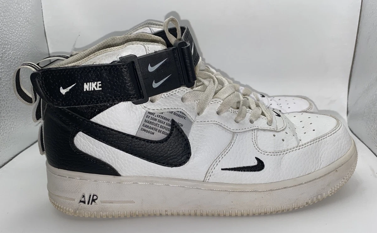 Nike Air Force 1 '07 Mid White Black for Sale | Authenticity