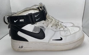 Nike Air Force 1 Mid 07 LV8, 804609-103, weiß/schwarz, Herren Basketball, Größe 8 - Bild 1 von 12