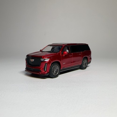 Modèle Réduit 1:64 Masdi SUV Noir - Cadillac Escalade Taille Réelle - Voiture Métal Moulé Sous Pression - Neuf
