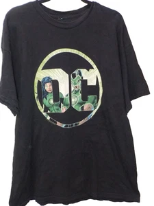 DC Comics schwarzes Baumwoll-T-Shirt Größe L - Bild 1 von 3