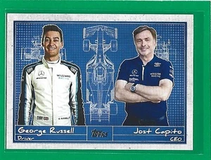 2021 Topps Formula 1 Racing Debrief George Russell/Jost Capito #D-7 - Picture 1 of 2