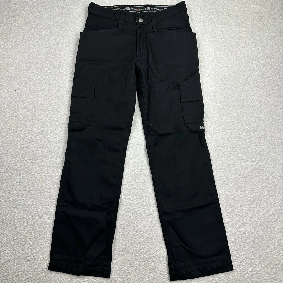 Helly Hansen Workwear Cargo Pants Size 28x30 Black C44 Pockets Flame Resistant - Image 1 of 4