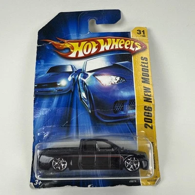 2006 Hot Wheels #31 New Models 31/38 NISSAN TITAN Black w/Chrome Box Damage - Image 1 of 4