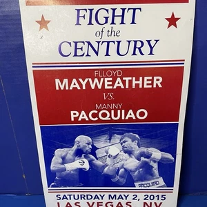 Poster promozionale originale Floyd Mayweather Vs Manny Pacquiao 14x23 pollici 5/2/15 Vegas - Foto 1 di 21