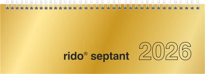 BRUNNEN rido Querkalender 2026 septant gold 70-36121916