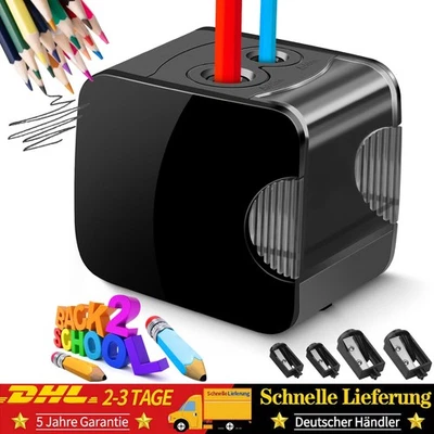 Fichero elektrischer Bleistift Anspitzer Spitzer Spitzmaschine Bleistiftspitzer - Bild 1 von 4