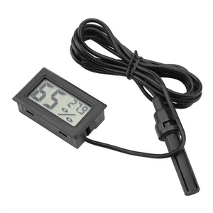 Embedded Mini LCD Thermometer Hygrometer Humidity Temperature Monitor With BS - Picture 1 of 7