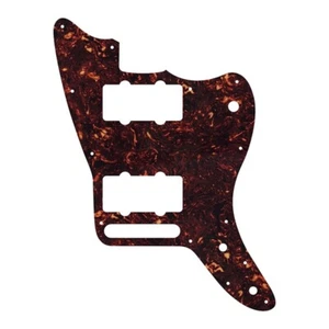 For US 2024 Fender Jazzmaster player II Guitar Pickguard 2 Control Holes Brown - Picture 1 of 1