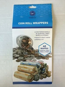 Wright Co. Ein Paket Münzrolle, Verpackung Münze flache Qualität Bastelpapier - Bild 1 von 2