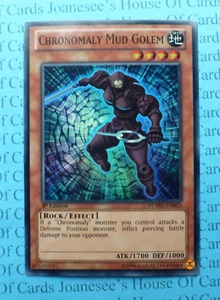 NUMH-DE003 Chronomalie Schlammgolem Super Rare Yu-Gi-Oh Karte 1. Auflage NM/LP Neu - Bild 1 von 3