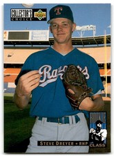 1993 COLLECTOR'S CHOICE STEVE DREYER RC TEXAS RANGERS #5