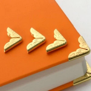 50pcs Vintage Book Corner Protector Practical Book Corner Brackets Photo Album✨ - Picture 1 of 16