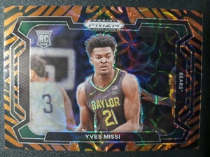 2024 Panini Prizm Tiger Scoope Variation Yves Missi Prizm RC # 54 N.O. Pelicans - Picture 1 of 2