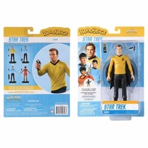 STAR TREK CAPTAIN KIRK POSABLE BENDABLE BENDYFIG FIGURE FIGURINE & STAND NEW - Picture 1 of 1