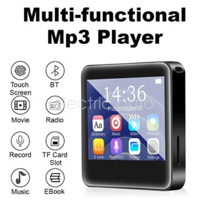 Bluetooth MP3 MP4 Player Media 2.4" Full Touch Screen FM Radio Recorder Speaker - Picture 1 of 22