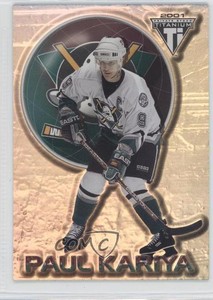 2000-01 Pacific Private Stock Titanium Paul Kariya #1 HOF