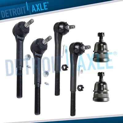 Rótulas inferiores Tierods interiores exteriores para Chevy Camaro Pontiac Firebird 1982-92 Foto 1 de 4