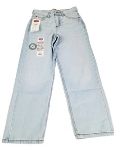 Wrangler Jeans Boys Size 10 Light Blue Denim Loose Fit Abrasion Resistant Skate - Picture 1 of 8