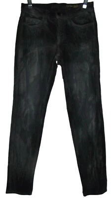 Pantalones ajustados de pana tie dye negros para mujer J-Brand 25/4 x 29" 4 cordones vaqueros Foto 1 de 4