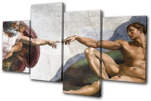 ARTE DE PARED MULTI LIENZO clásico creación religión impresión VA - Imagen 1 de 1
