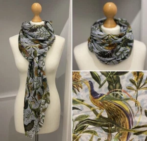 Dodo Bar Or Exotic animal patterned modal scarf - Picture 1 of 7