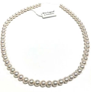 COLLANA PERLA AKOIA DONNA MIKIMOTO BLUE LAGOON BR2120213E 45 ORIGINALE NEW - Imagen 1 de 2