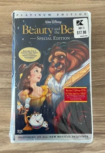 New Sealed Walt Disney’s Beauty and the Beast Platinum Edition 2002 - Picture 1 of 2