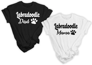 Camiseta Mamá o Papá Labradoodle Labradoodle Dueño Regalo para Amante del Perro Regalo - Imagen 1 de 5