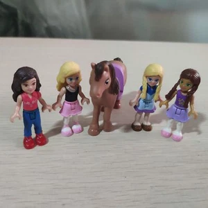 4pcs Barbie Mega Bloks Girls Beauty Building Toy + Brown Horse Mini Figure - Picture 1 of 3