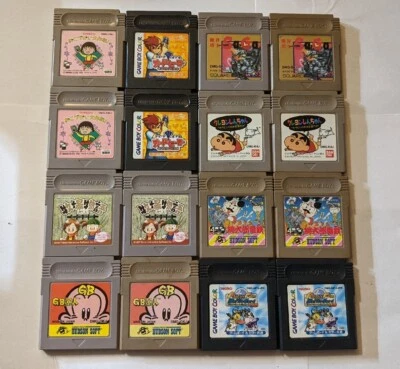 Nintendo Game Boy Lote de 16 Venta al por mayor Sa Ga & Harvest Moon - Envío EE. UU. DX26 Foto 1 de 2