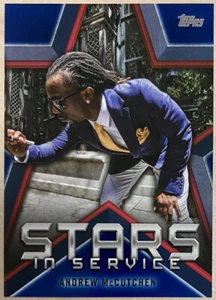 ANDREW McCUTCHEN - 2021 Topps Series 1 - STARS IN SERVICE BLUE Parallel #SIS-21 - Picture 1 of 2