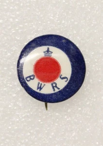 WWII British Home Front pin 3261: British War Relief Society button - Picture 1 of 2