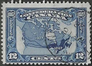 🍁Canada #145 "MAP OF CANADA" Fine Used 1927 Issue (A) - Bild 1 von 2